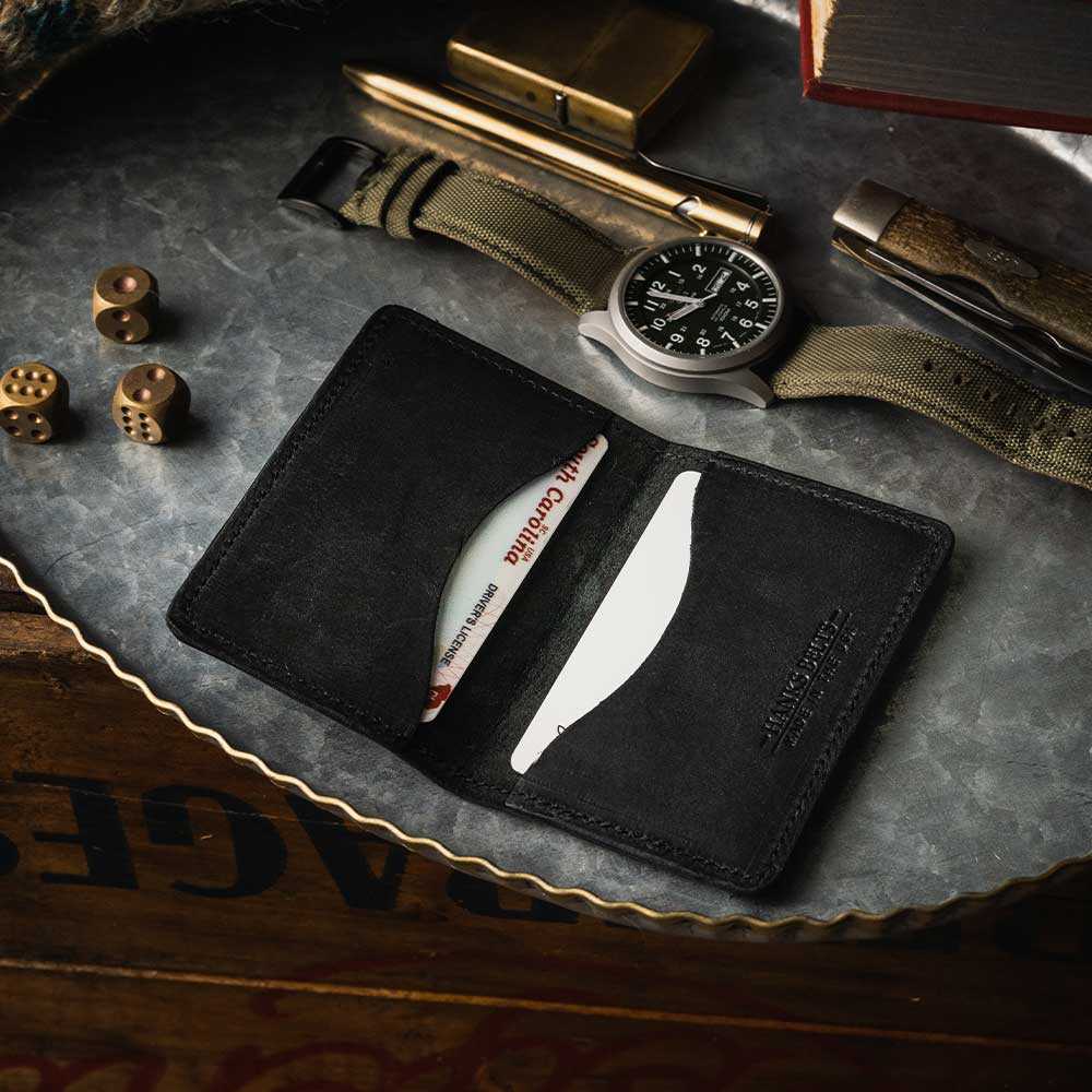 Small Bifold Leather Card Case