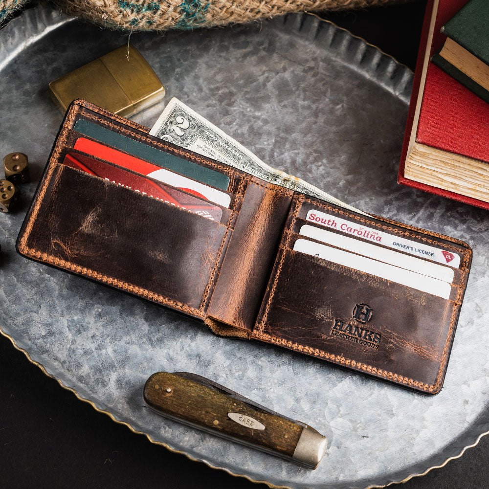 Leather USA Made Bifold Wallet