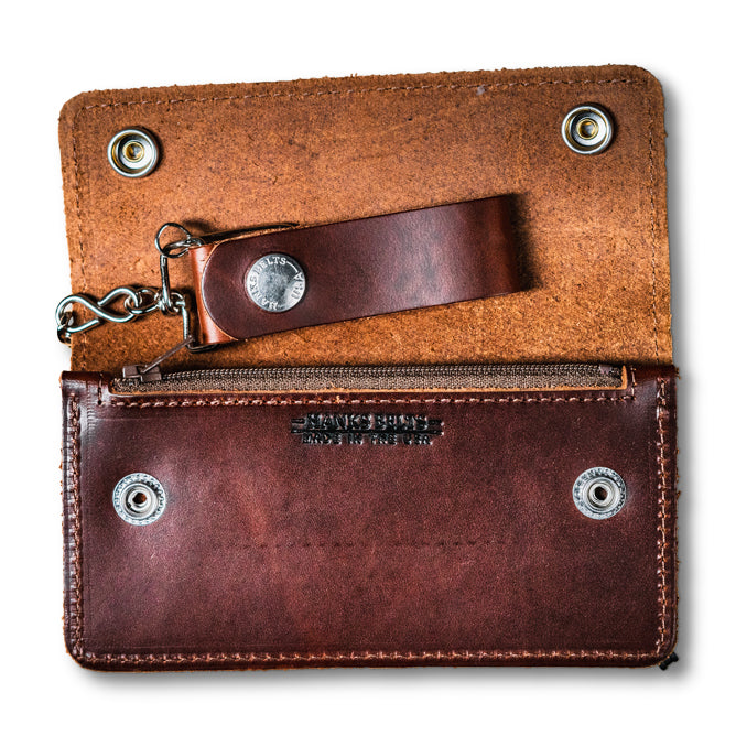 Leather Biker Wallet