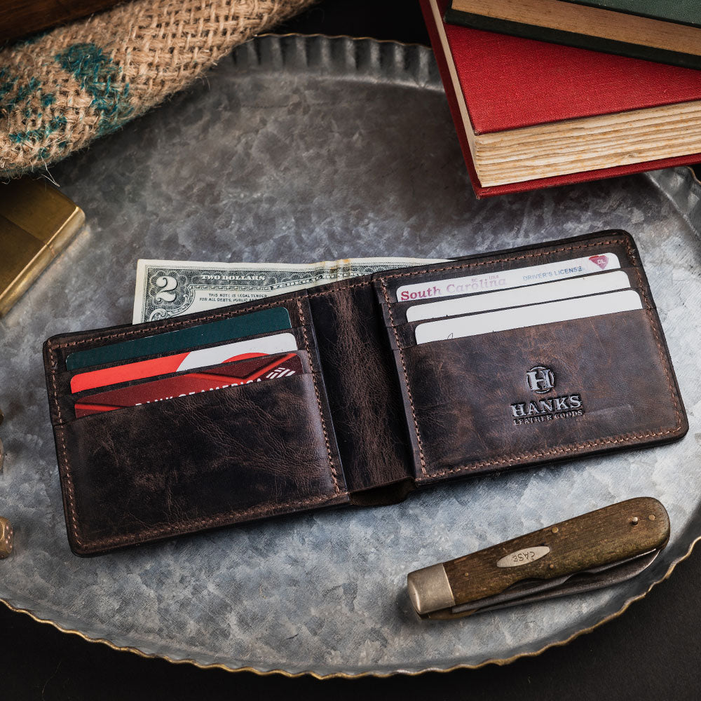 Leather USA Made Bifold Wallet
