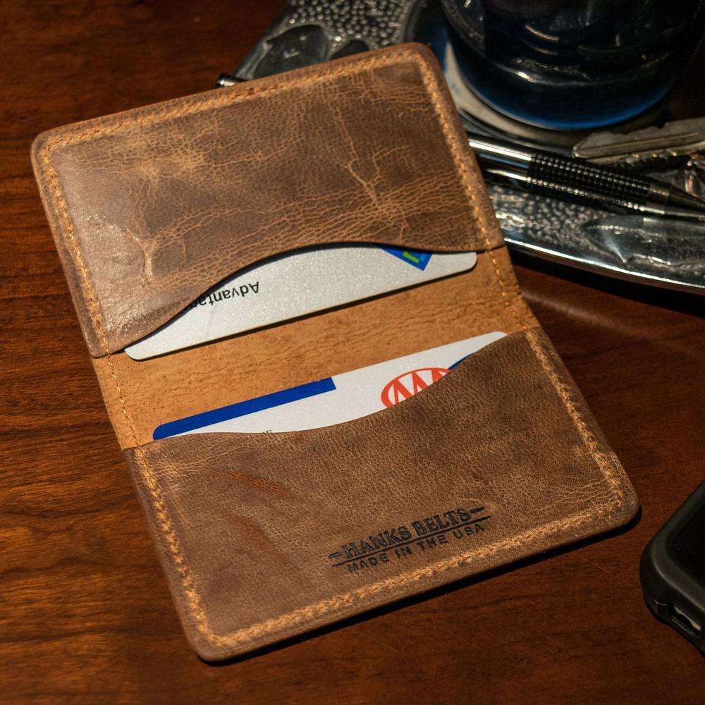 Small Bifold Leather Card Case 
